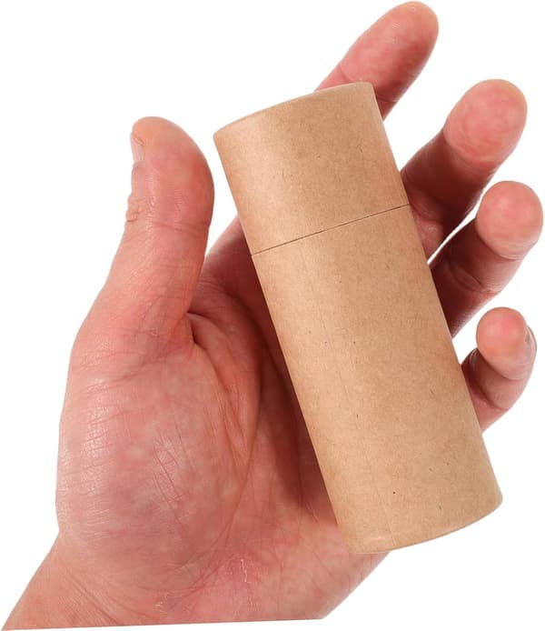 5 st kartongcylinder papprör för förpackning av eteriska oljeflaskor Reseanvändning lock för aromaterapi