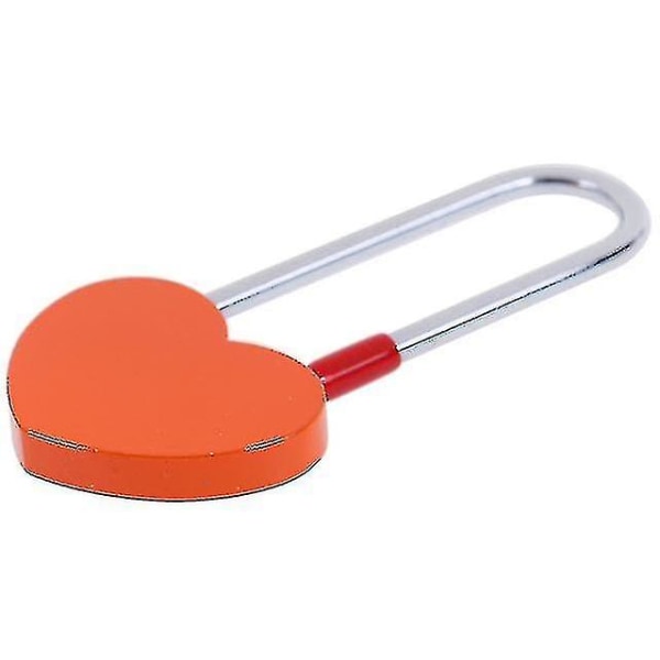 Kaunis Mini Sydän Rakkaus Lukko Lukko Orange