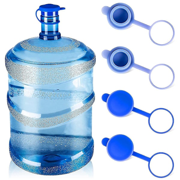 5 Gallon Vedenpullon Korkki - Uusiokäyttöinen Silikoninen Vuotamaton Ja Roiskeenkestävä Vaihtokansi - Vedenkannun Korkki