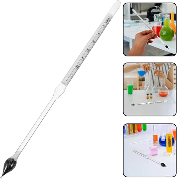 Håndholdt glas salinometer hydrometer 0-350 salinitetsskala saltindholdsmåler