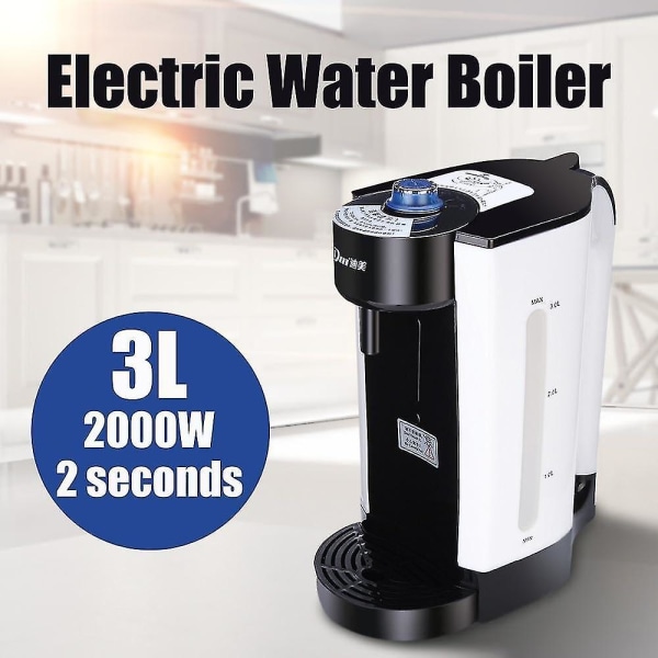 3L Filter Elektrisk Vannkjele Øyeblikkelig oppvarming Vannkoker