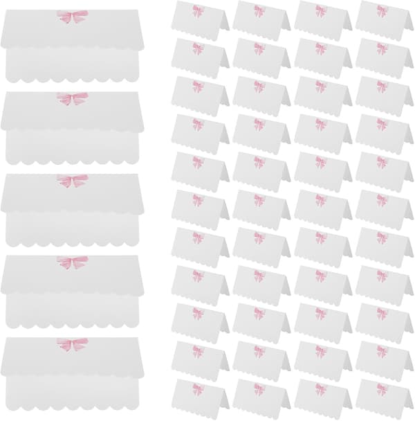 120 st fluga-bordskort tom design bröllopsbordskort fluga-sittkort