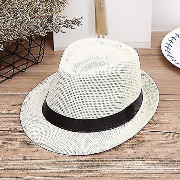 Voksen England Papyrus Hat Jazz Cap Udendørs Strandhat