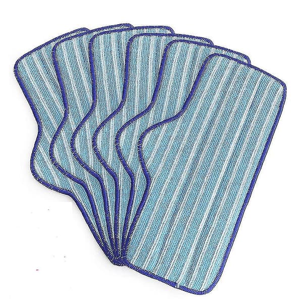 Vaskbare Mikrofiber Moppputer for Damprenser (pakke med 6)