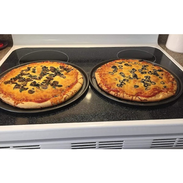 Keittiö 12 tuuman pizzapannun reikä pyöreä mold harmaa 2 kpl