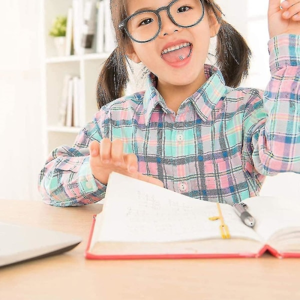 Bokmärken Kontorsbokmärken - Finger Bokmärke Elastiskt Bokmärke Perfekt Silikon Bokmärke För Kvinnor Män Barn Skola Stationär Present (12st