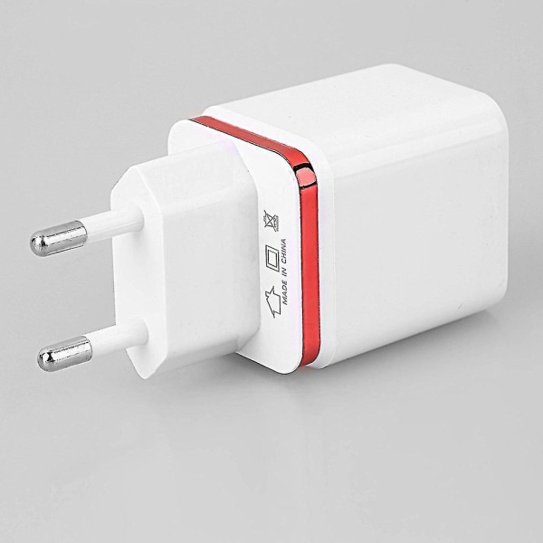 Universal 4 Ports USB Rejsevægslader EU Stik Adapter