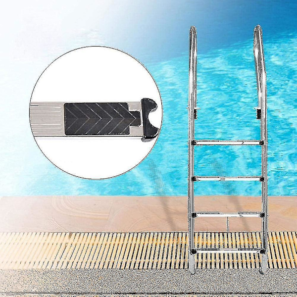 Swimmingpool-Stigeudskiftningstrin i Rustfrit Stål