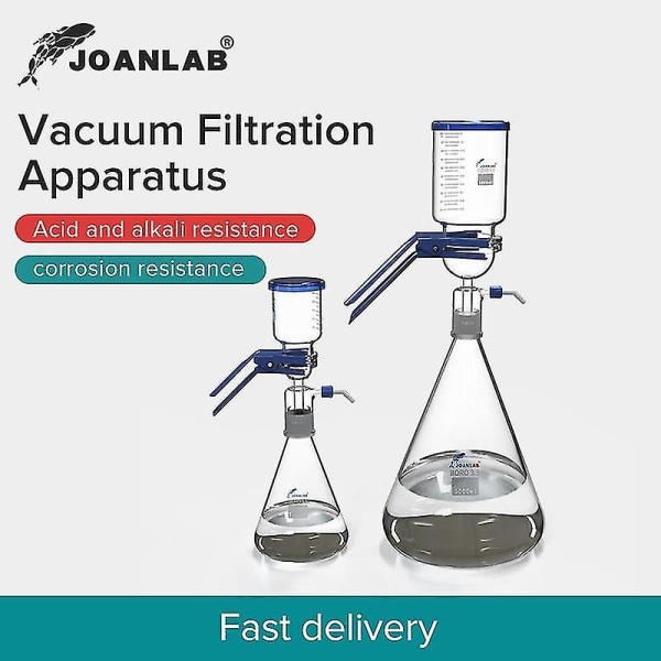 1000 ml Vakuumfilterapparat Lab Filterkolv Utrustning