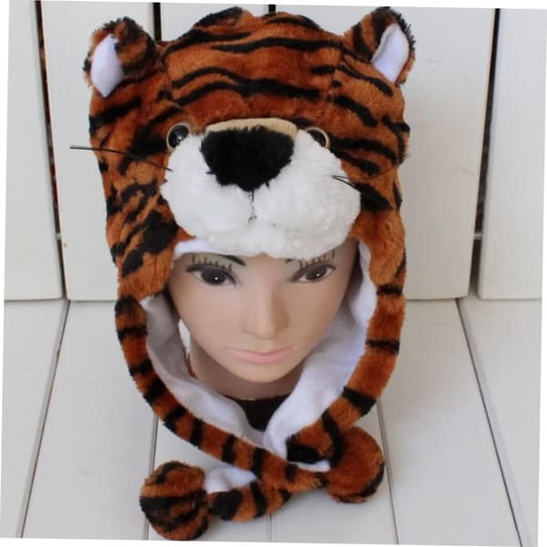 Bedårande dekorativ tigerhatt för bekväm elastisk accessoar