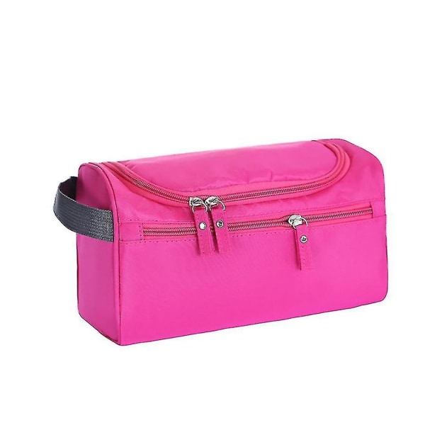 Rose Red Travel Waterproof Large-capacity Makeup Storage Bag (25cm*15cm*14cm)