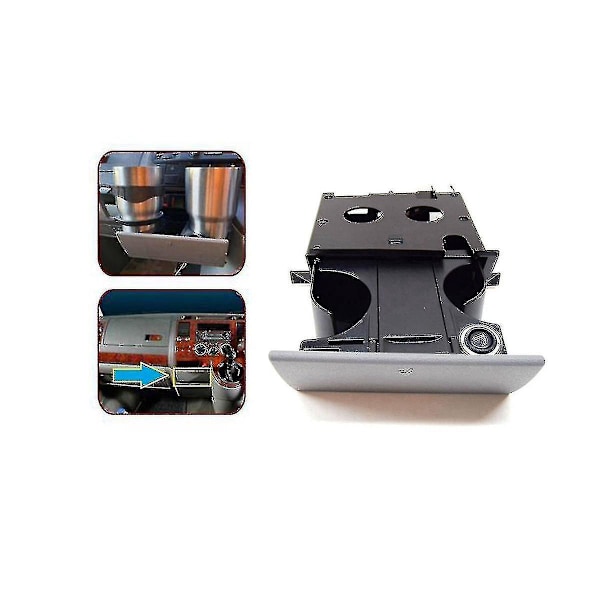Rhd T5 Transporter Askebeger Front Drikk Vannkopp Mynt Drikk Holder Kopperholder Grå 7h285860130t Rig