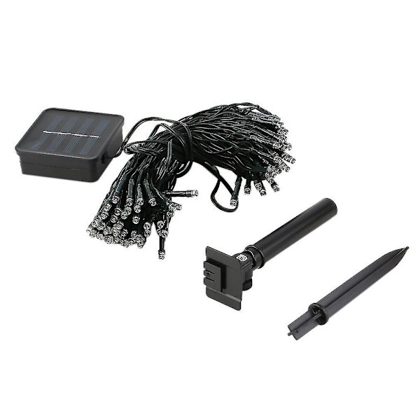 15m 100LED Solcellsdriven LED-ljusslinga Jul