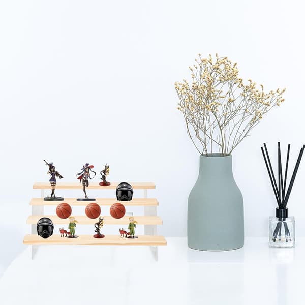 Figurmodell Displayställ Skrivbord Fyra-vånings Riser Displayställ Fyra-vånings Stegdesign