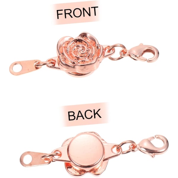 DIY Smyckesförlängare Kopplingsset 4st Armband Lås Förlängare Halsband Kedjeförlängare för Smyckesreparation