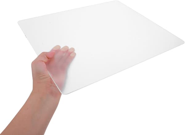 Glasmusemåtte til skrivebord Lavfriktions gamingmusemåtte til kontor- og gaming-scenarier Glat overflade
