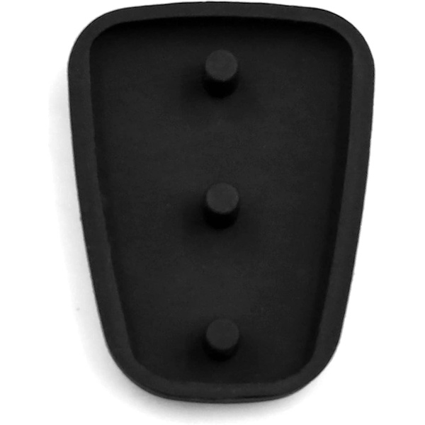 Knappsats för bilfjärrkontroll med inbyggd gummipadd (svart) (1 st)