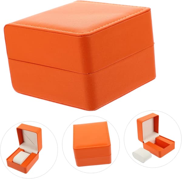 2st Armbandsur Förvaringslåda Pu Läder Organizer för Män och Kvinnor Displayfodral