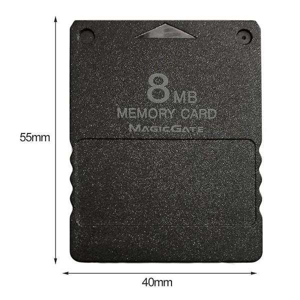 Kompakt 8MB hukommelseskort til PS2 Playstation