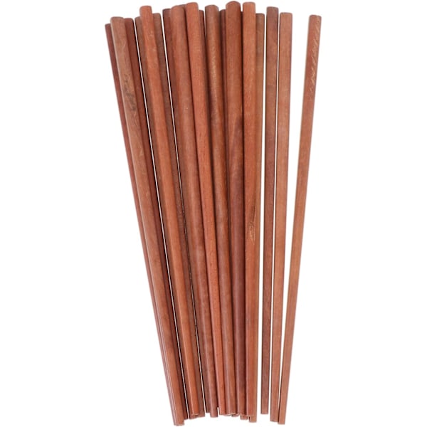 Camping Essential: 20 Par Rosewood Spisepinde Genanvendelige Varmeisolerede Skridsikre til Hjemmet