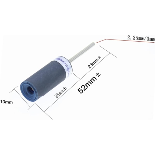 Poleringsslipstift 10 st Sandpapperspinnar för smycken 240 Korn Robust Material för Metallpolering