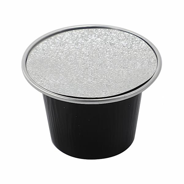 50 set återfyllningsbara kaffekapslar, engångskaffekapslar, förpackning, cafétillbehör för svart