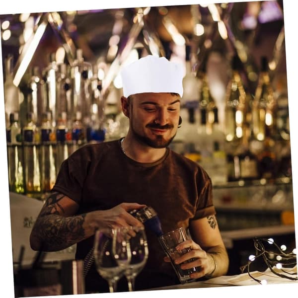 Unisex justerbar kockmössa med andningsbart nät i bomull, kulinarisk mössa