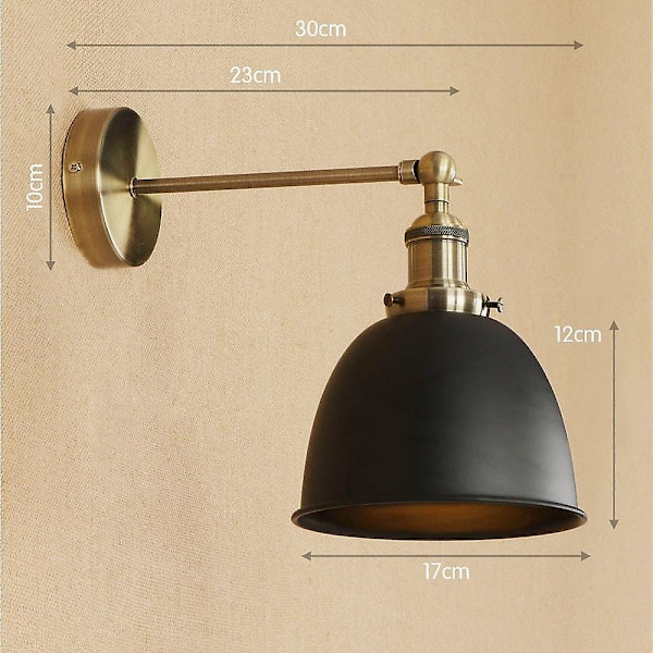 30cm 1-lys Retro Vintage Landlig Moderne Vægslamper Værelse