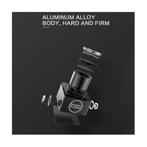 C10 Mini Audio Pedal Stemmer for Kromatisk Gitar Bass Tuning HD LED Display Justerbar A4 Område Val