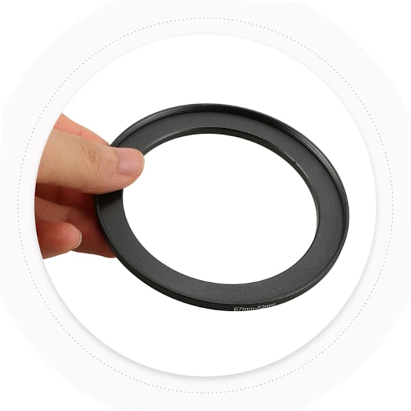 67mm-82mm Step-up Ring Filter Adapter til Kameraobjektiv UV Filter Ring til SLR
