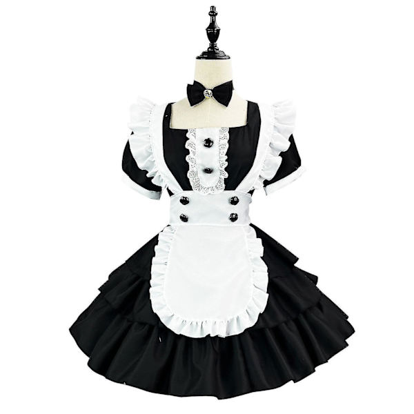 Kvinners Anime Fransk Lolita Fransk Forkle Fancy Kostyme 4XL