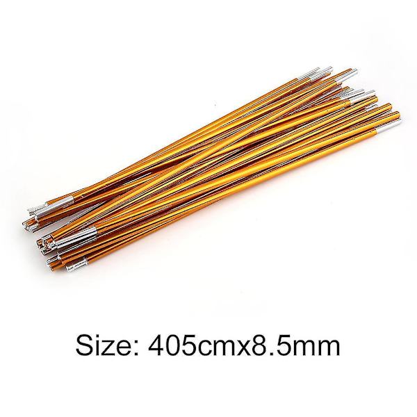 2 stk./sæt 40,5 cm Letvægts Alu Alloy Reserveteltstang