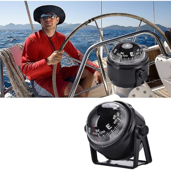 Kompassi Vene Kompassi Veneen elektroninen kompassi Vision Nocturne  -pallolla veneeseen 3875 | Fyndiq