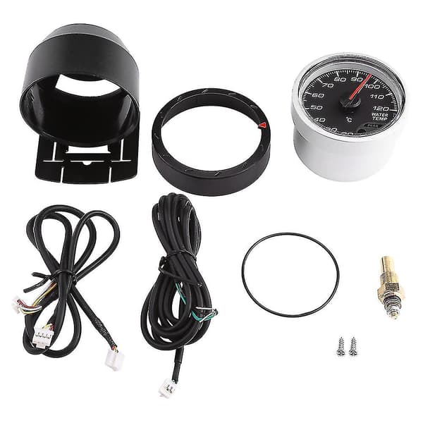 Universal Digital Blå LED Vandtemperatur Måler 20-120 Range Meter Til Auto Racing Bil