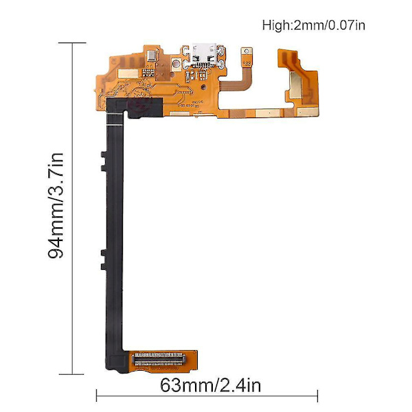 Nexus 5 LG D820 D821 USB-opladningsport Dock-kabel