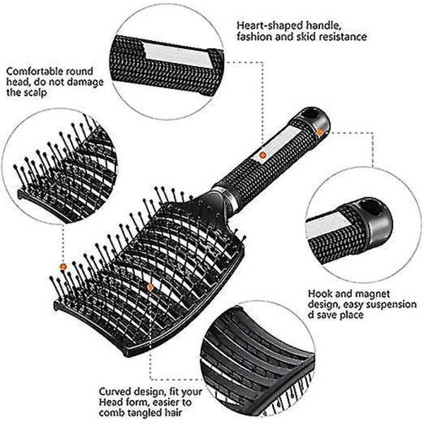 Bristle Vent Vented Avredande Hårtangent Set 2-pack