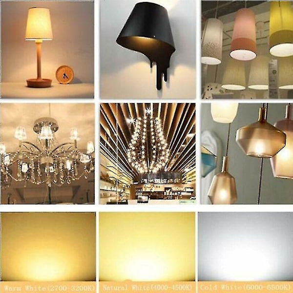 G9 LED-pære, varm hvit 3000K 5W G9 LED-pære tilsvarende 40W halogenpærer 420 lumen; ikke dimmbar, sett med 10 (shikai)-yuhao