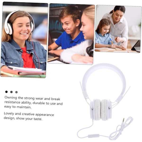 Hörlurar med sladd för gaming och telefon Over-ear Hörlurar Brusreducering Bekväma att använda