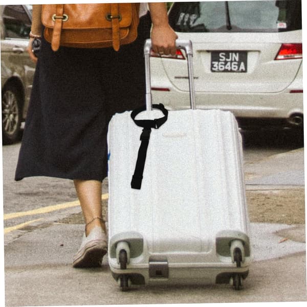 Justerbare bagagestropper til kufferter med hurtigudløsende spænder, foldbare polyester kuffertlastbælter