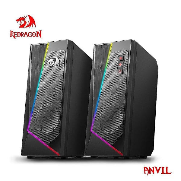 Redragon GS520 Anvil Aux 3,5 mm Stereo Surround RGB-högtalare