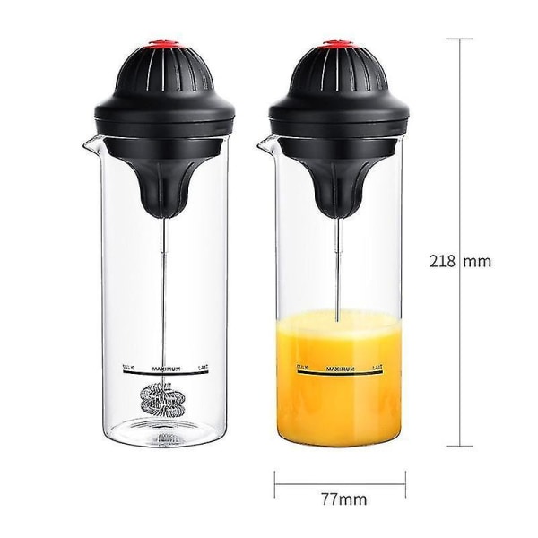 Elektrisk Melkeskummer Visp Drikkemixer Kaffe Skummaker