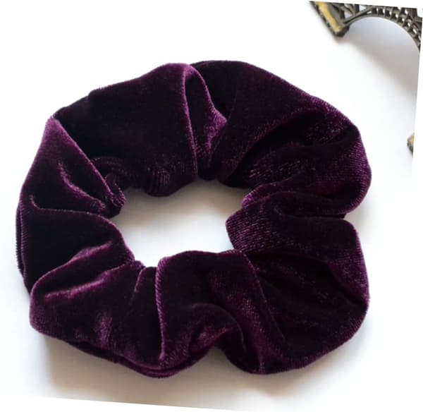 16 stk. fløyels hårstrikker, elastiske scrunchies for hår til kvinner, gutter og jenter