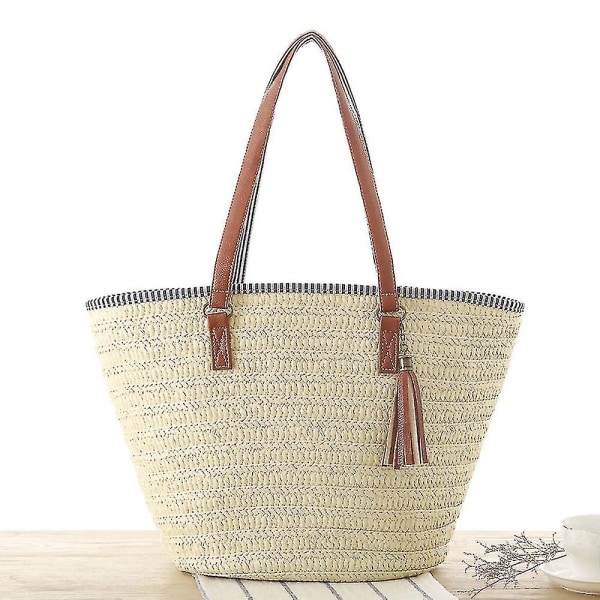 Women's Straw Handbag Summer Crossbody Bags Beach Shoulder Bag Bohemia New Large Woven Straw Bags