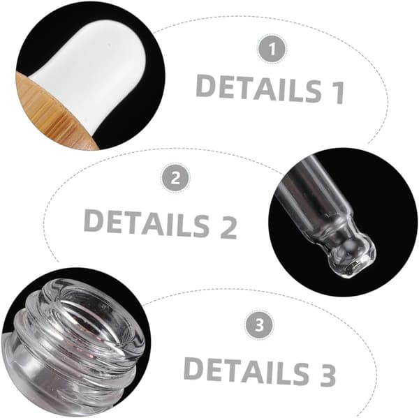 Eterisk olje dråpeflasker med syntetisk materiale 12 stk 10 ml påfyllbare dispenserflasker
