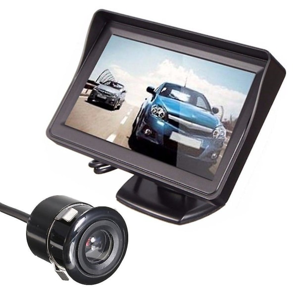 4,3 tuuman LCD-näyttö auton takakuvan peruutuskamera Pysäköintikamerasarja