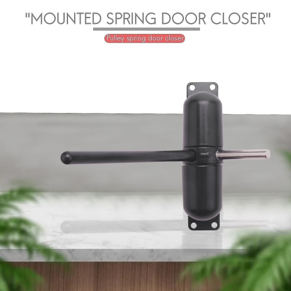 1 Set 20-70 kg Justerbar Ytmonterad Fjäderdörrstängare Automatisk Dörrstängare Brandklassad