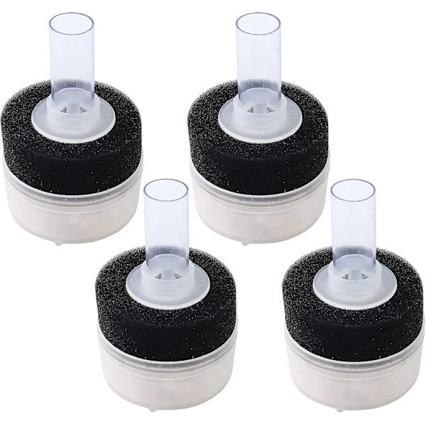 4-pack Luftdriven Biofilter Svamp Akvarium Filter, Bio Svampfilter, Svamp, Luftpump