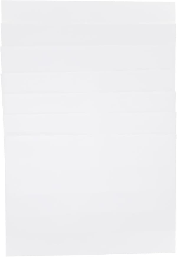 50 ark A4 utskrivbart kalkerpapper vitt tomt kalkerpapper resistent