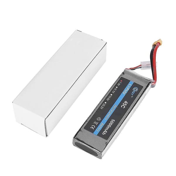 7.4V 5000mAh 45C XT60 Li-poly batteri til RC drone