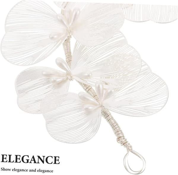 Bryllupshodebånd Blomsterhårvin Tilbehør for bruder Elegant kronbladdesign